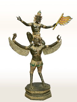 พระราหูทรงครุฑ (พญาครุฑสิตามัน) สูง 1.90 เมตร