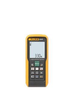 FLUKE 424D เครื่องวัดระยะด้วยเลเซอร์ ระยะวัด 100 เมตร มีเซ็นเซอร์วัดความเอียง วัดมุม มีเข็มทิศ