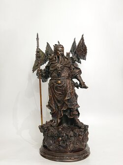 เทพเจ้ากวนอู (5ธง) สูง 22 นิ้ว