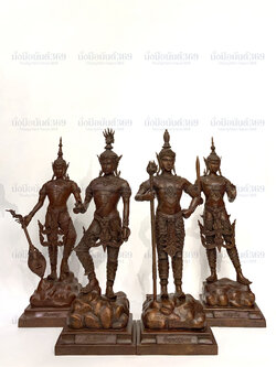 ตัวอย่างผลงาน : ท้าวจตุโลกบาล *ห้ามนำภาพไปใช้ทุกกรณี