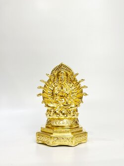 พระโพธิสัตว์กวนอิม เจ้าแม่กวนอิม ปางพันมือ หน้าตัก 3 นิ้ว (ฐานแปดเหลี่ยม)