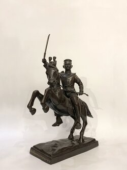 พระนเรศวรมหาราช ทรงม้า หน้าตัก 12 นิ้ว