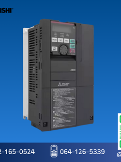 Mitsubishi Inverter FR-A800 Model:FR-A840-0.4K-1 (0.4KW/0.5HP) 3 PHASE 380 V