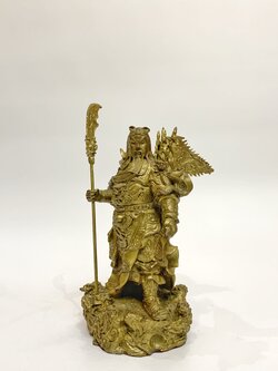 เทพเจ้ากวนอู ปาง 5 ธงยกทัพ หน้าตัก 5 นิ้ว