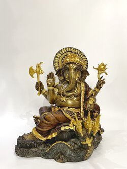 พระพิฆเนศ มหาเศรษฐีบรมสุข หน้าตัก 9 นิ้ว