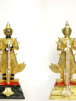 ท้าวเวสสุวรรณ ขนาดสูง 24 นิ้ว (คู่)