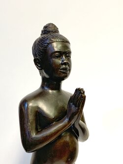 ไอ้ไข่เด็กวัดดอนเจดีย์ สูง 21 นิ้ว