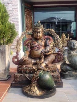 Pre-Order : ท้าวกุเบร่า (เทพเจ้าแห่งโชคลาภ) หน้าตัก 30 นิ้ว