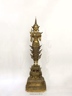 พระสยามเทวาธิราช ทรงเครื่องจักรพรรดิ์ หน้าตัก 9 นิ้ว