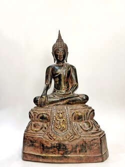 พระพุทธรูปสุโขทัย ปางมารวิชัย หน้าตัก 12 นิ้ว