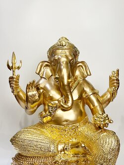 พระพิฆเนศ ปางเอกทันตะ หน้าตัก 16 นิ้ว (นั่งบัวห้อยขา)