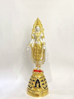 พระพุทธมหาจักรพรรดิ ปางเปิดโลก สูง 32 นิ้ว