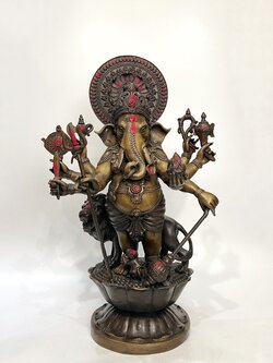 พระพิฆเนศ ปาง 51 ตา (ปางที่ 33) หน้าตัก 9 นิ้ว