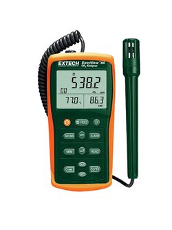 EXTECH รุ่น EA80 เครื่องวัดปริมาณก๊าซคาร์บอนไดออกไซด์ EasyView™ Indoor Air Quality Meter/Datalogger Measures CO2