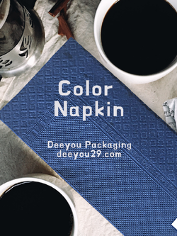 กระดาษเช็ดปากสี DARK BLUE