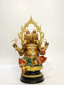 พระพิฆเนศ ปางทวิมุข หน้าตัก 9 นิ้ว