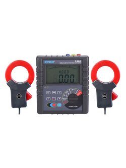 ETCR3200 เครื่องทดสอบความต้านทานดินของระบบไฟฟ้า พร้อมแคลมป์ 2 ชุด (Double Clamp Multi-function Grounding Resistance Tester)