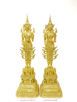 พระสยามเทวาธิราช พระคลังมหาสมบัติ ทรงเครื่องจักพรรดิ์ หน้าตัก 5 นิ้ว