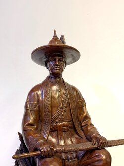 รัชกาลที่ 1 นั่งบัลลังก์ หน้าตัก 14 นิ้ว