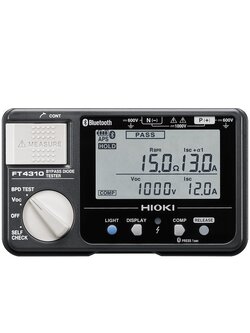 Hioki FT4310 เครื่องทดสอบไดโอดในระบบโซลาร์ Bypass-diode and Blocking diode