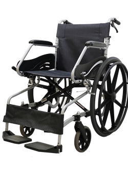 รถเข็นอลูมินัมอัลลอยด์โซม่า SOMA รุ่น SM 150.3 F24 ล้อหลังใหญ่ (WheelChair SOMA 150.3 F24) เหมาะแก่การเดินทาง น้ำหนักเบา แข็งแรงทนทาน ของแท้จากศูนย์ไทย รับประกัน 1 ปี