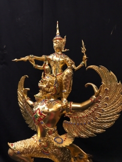 พระนารายณ์ทรงครุฑ หน้าตัก 9 นิ้ว