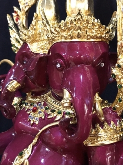 พระพิฆเนศ ปางทวิมุข หน้าตัก 9 นิ้ว