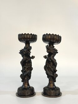 เชิงเทียน มังกร สูง 9 นิ้ว