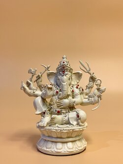 พระพิฆเนศ ประทานพร 8 กร หน้าตัก 3 นิ้ว