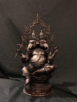 พระพิฆเนศ ปางทวิมุข หน้าตัก 9 นิ้ว