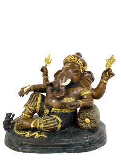 พระพิฆเนศ ปางเสวยสุข หน้าตัก 18 นิ้ว