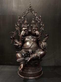 พระพิฆเนศ ปางทวิมุข หน้าตัก 9 นิ้ว