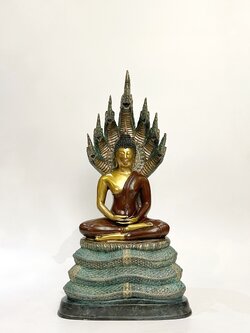 พระพุทธรูป ปางนาคปรก (ประจำวันเสาร์) หน้าตัก 8 นิ้ว