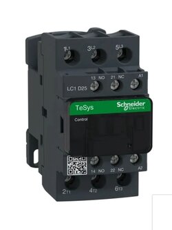Schneider Magnetic Contactor LC1D25M7 ,Coil 220V, 25A