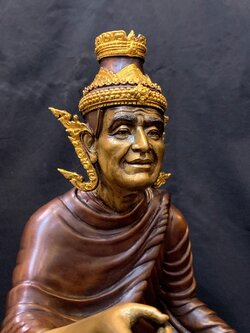 ฤาษีนารอด ปางทำน้ำมนต์ หน้าตัก 9 นิ้ว