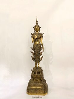 พระพุทธรูป ปางสรงน้ำฝน ทรงเครื่องจักรพรรดิ์ หน้าตัก 9 นิ้ว