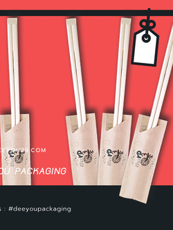 ซองตะเกียบพิมพ์โลโก้