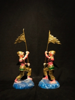 หนุมานเชิญธง หน้าตัก 5 นิ้ว