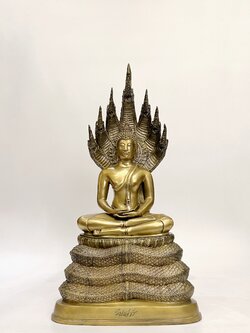 พระพุทธรูป ปางนาคปรก (ประจำวันเสาร์) หน้าตัก 8 นิ้ว