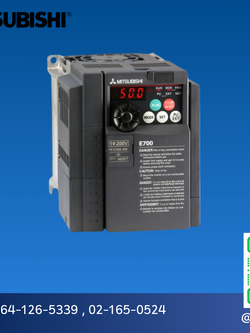 Mitsubishi Inverter FR-E700 Model:FR-E720S-0.1K 1 PHASE 220V