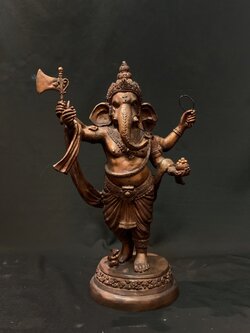 พระพิฆเนศ ปางไพรีพินาศ หน้าตัก 9 นิ้ว