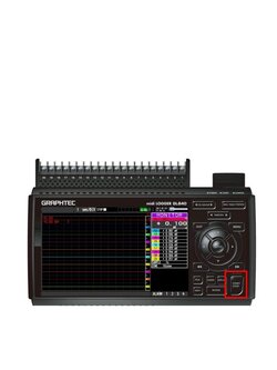 GRAPHTEC GL840-M เครื่องบันทึกค่าอุณหภูมิแบบ 10 เซ็นเซอร์ (T.C. type T ความยาว 3 เมตร)