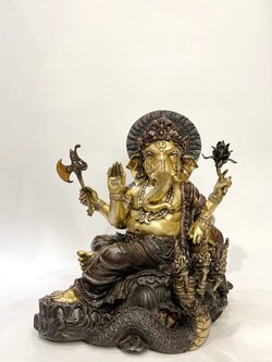 พระพิฆเนศ มหาเศรษฐีบรมสุข หน้าตัก 9 นิ้ว