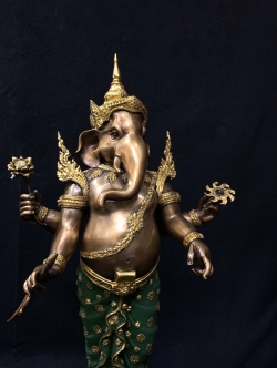 พระพิฆเนศ ปางเหนือเมฆ หน้าตัก 9 นิ้ว