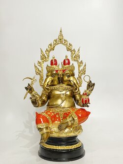 พระพิฆเนศ ปางทวิมุข หน้าตัก 9 นิ้ว