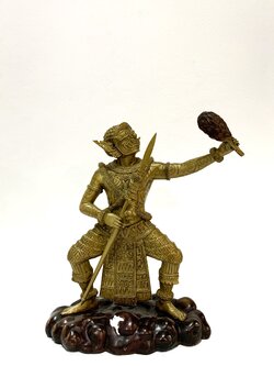 พระพิราพ ปางร่ายรำ หน้าตัก 7 นิ้ว