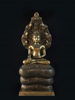 พระนาคปรก ปรกศรีวิชัย หน้าตัก 16 นิ้ว