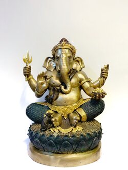 พระพิฆเนศ ปางเอกทันตะ หน้าตัก 16 นิ้ว (นั่งบัว)