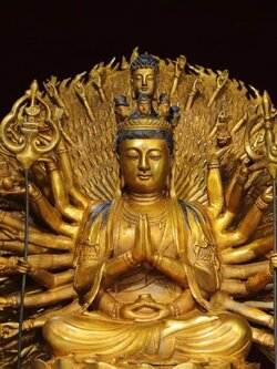 Pre-Order : พระโพธิสัตว์กวนอิม เจ้าแม่กวนอิม ปางพันมือ สูง 53 cm