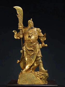 Pre-Order : เทพเจ้ากวนอู เจ้าพ่อกวนอู สูง 53 cm